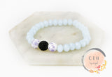Mini Jade Bracelet Ceramic Floral Three Colour
