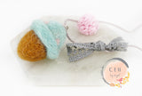 Felted wool Cotton Icecream